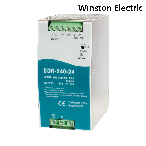 SDR-240 240W Din rail power supply