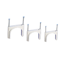 Coaxial cable nail clips