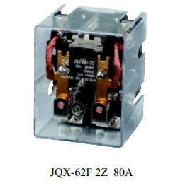 JQX-62F 2Z 80A Power relay