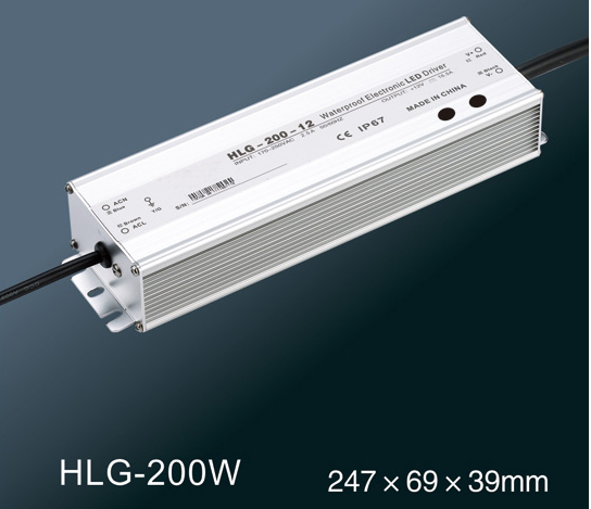 HLG-200W Full function adjustable waterproof power supply