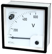 96 Moving Iron Voltmeter With Change Over Switch For AC Voltmeter