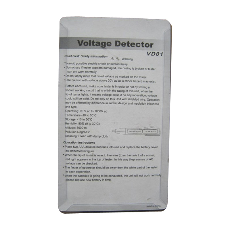 VD01 voltage tester