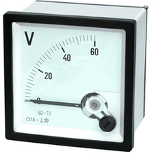 72 Moving Iron Instruments DC Voltmeter