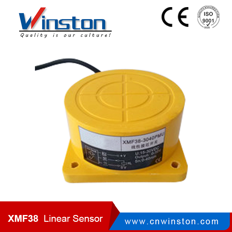 Cylindrical Inductive Linear Displacement Position Sensor XMF38