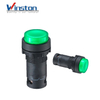 self-locking led push button switch Convex head button red green yellow 22mm