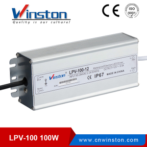 IP67 Waterproof 12V Switch Power Supply LPV 100W