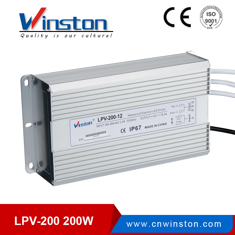 Waterproof Single Output Power Supply Apply To LED Light - LPV 200W