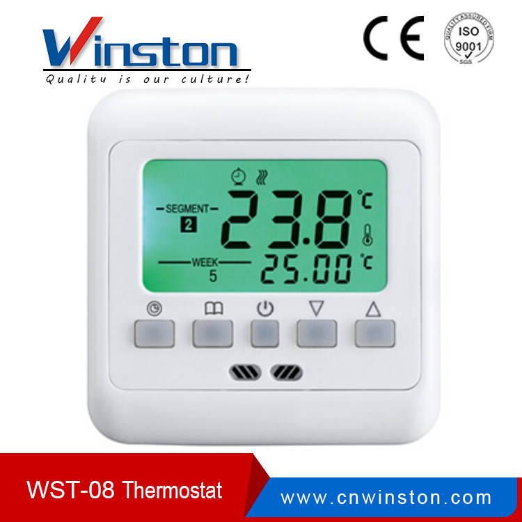 WST-08 Multifunction LCD Dispaly Programmable Room Thermostat 