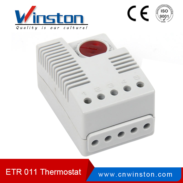 ETR 011 compact design din rail mountable electronic thermostat