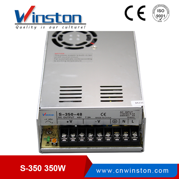 350W 5V To 110V S-350 Switching Mode Power Supply Not Waterproof