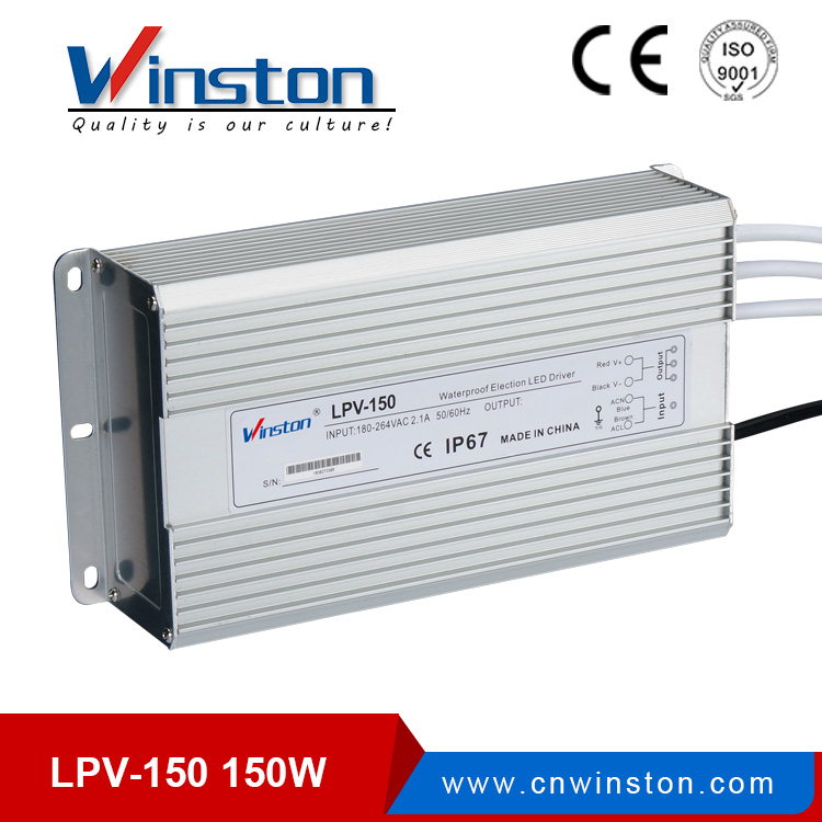 LPV-150 150W waterproof power supply constant voltage led driver for swimming pool 