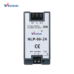 Winston NLP-50 50W 12V 24V DC 3.6A 2.08A Adjustable Din Rail Switching Power Supply
