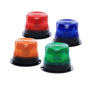 LED Round Car Dome Light LTE-5095 Deries Yellow Red Green Blue Rotating Strobe Warning Light CE Certification
