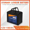 12V 100AH 1.28KWH LiFePO4 Li-Ion Storage Lithium Ion Battery