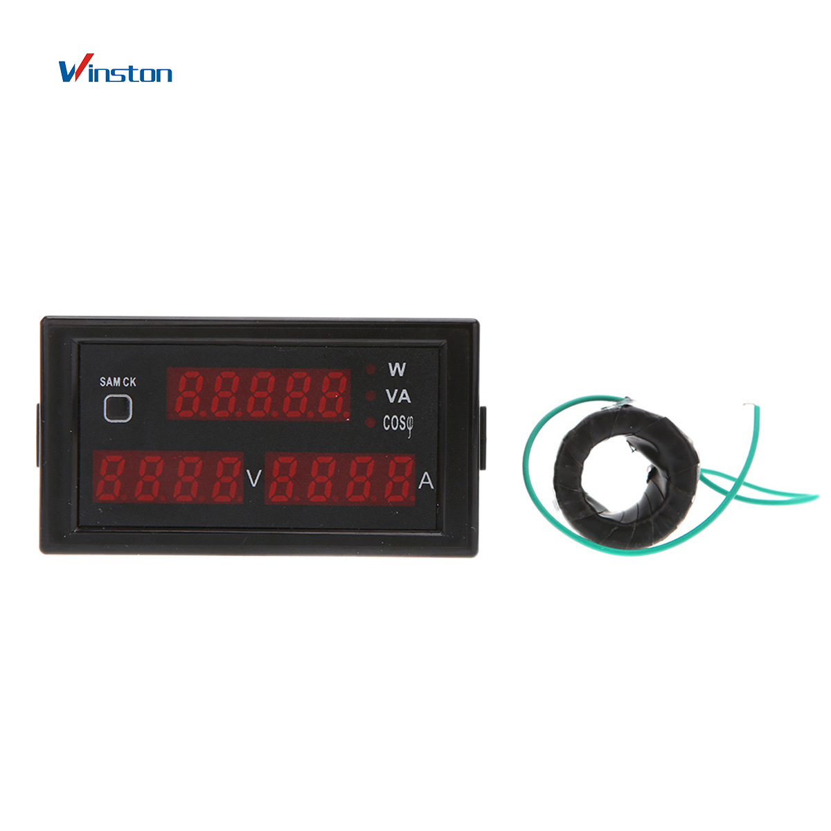 D69-2048 AC 80-300V 0-100A Multi-Function Digital Display AC Voltmeter Ammeter Frequency Meter Power Meter