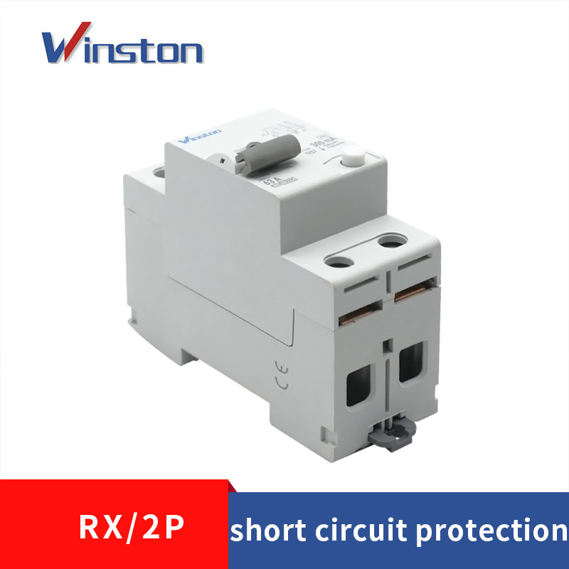 RX 2P 6-100A 230V 30MA 100MA RCCB Mini Leakage Circuit Breaker