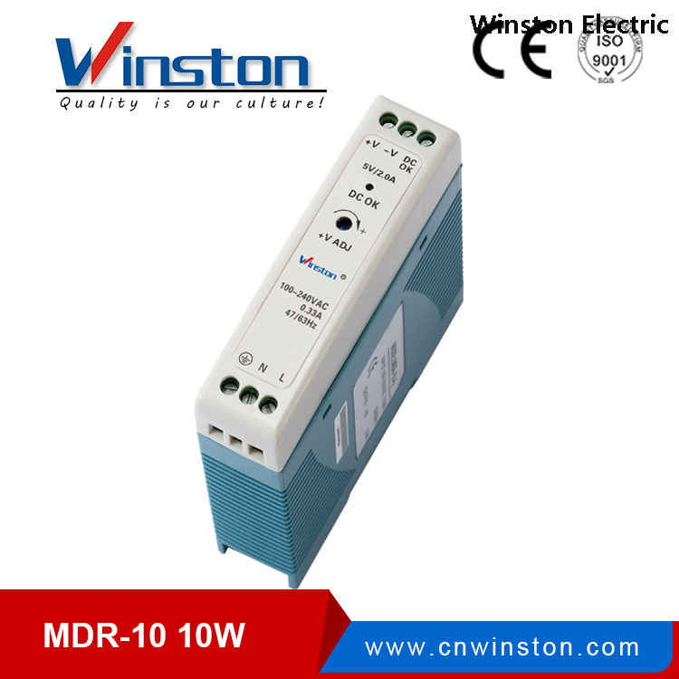 MDR-10 10W Din rail power supply