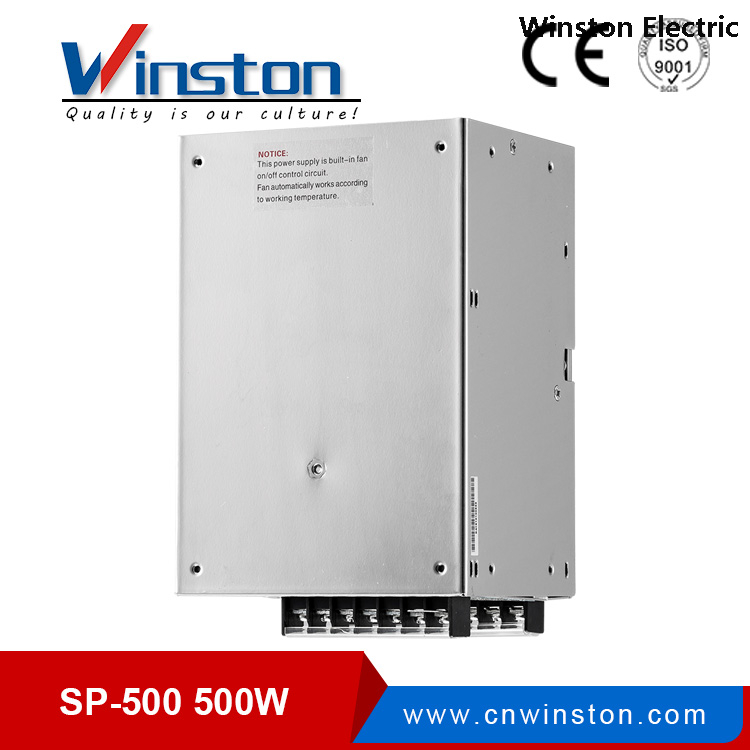 SP-500 500W AC to DC Single output switching power supply with PFC Function