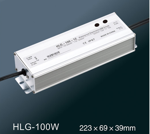 HLG-100W Full function adjustable waterproof power supply