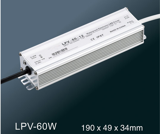 LPV-60W LED constant voltage waterproof switching power supply