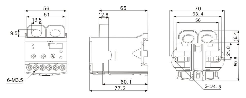 Installation dimension 