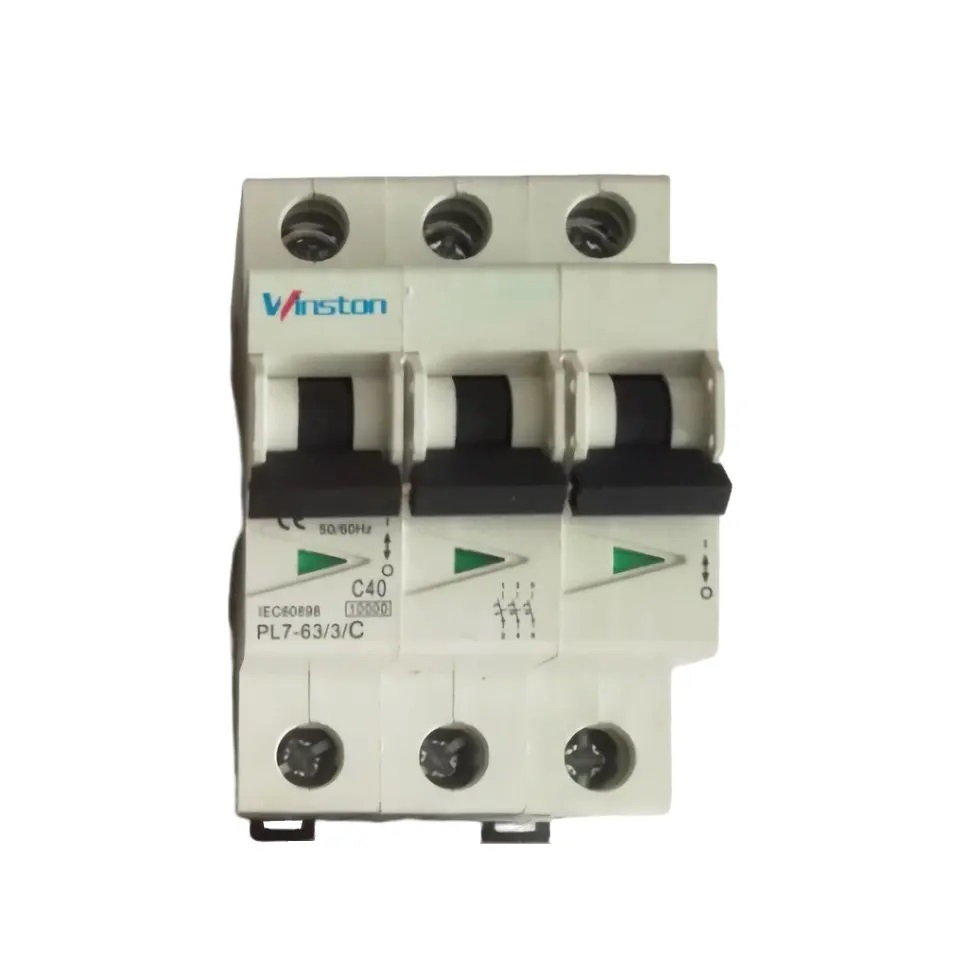 PL7-63/2/C 63A 2P 3P MCB Miniature Circuit Breaker