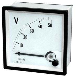 96 Moving Iron Instruments DC Voltmeter