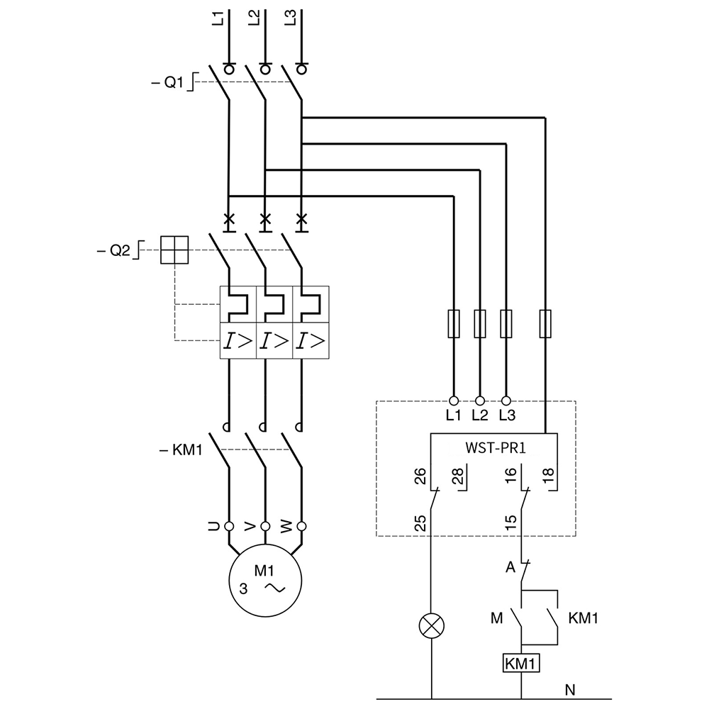 Winston WST-PR1 Three-phase Voltage Phase Sequence Protector Relay ...