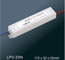 LPV-20N LED constant voltage waterproof switching power supply