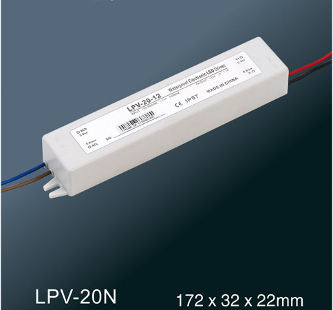 LPV-20N LED constant voltage waterproof switching power supply