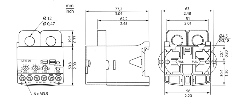 Installation dimension