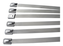 Naked stainless steel cable ties-Ball self-lock