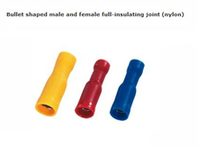 Bullet shaped male and female full-insulating joint (nylon)