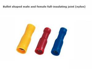 Bullet shaped male and female full-insulating joint (nylon)