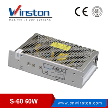 60W 5V 12V 15V 24V S-60 Single Output Switching Power Supply For LED Driver 