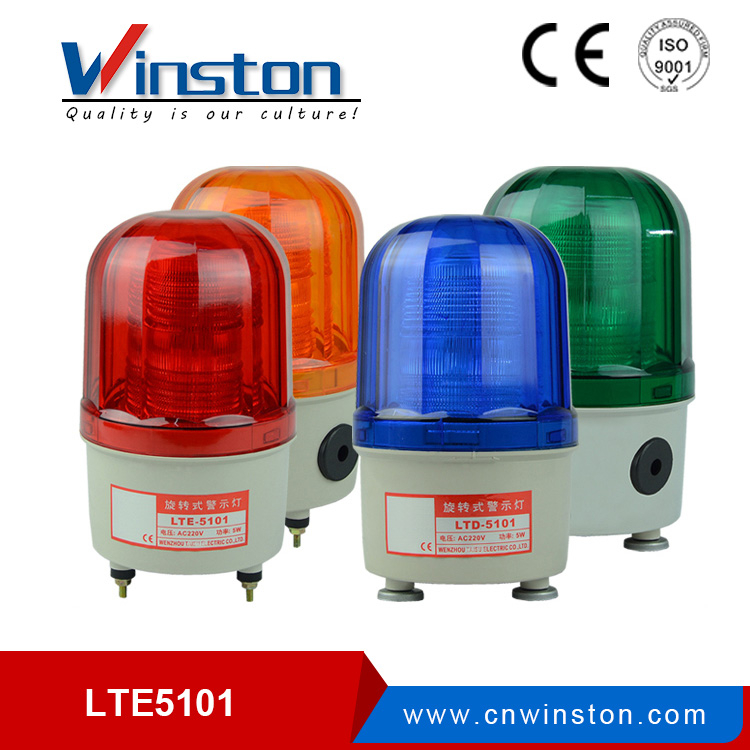 LTE-5101J led flash warning light DC12V 24V AC110V 220V with buzzer