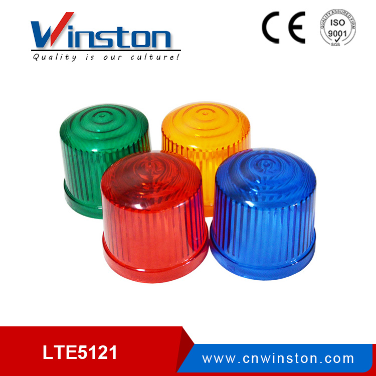 LTE-5121J Red Strobe warning light with siren