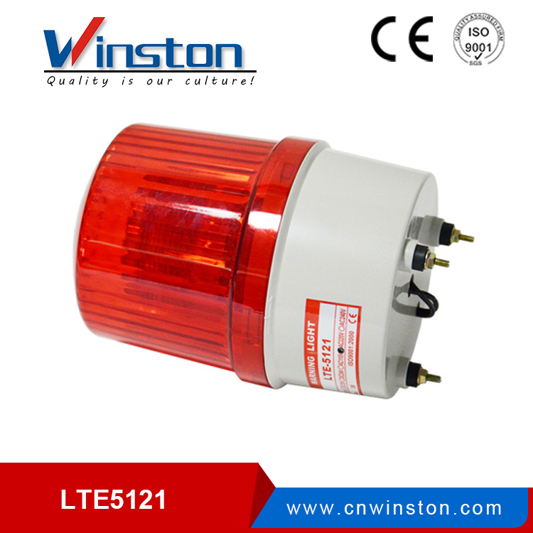 LTE-5121J Red Strobe warning light with siren