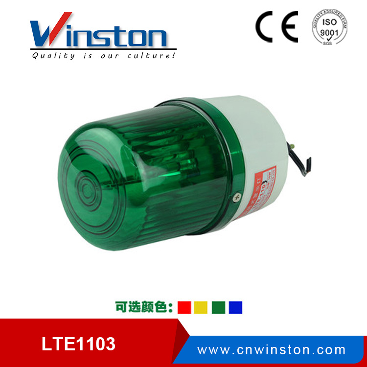 LTE-1103J Rotary warning light DC 12V 24V AC 1110V 220V with buzzer