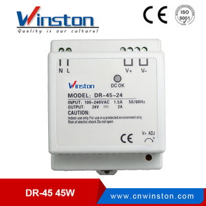 WINSTON DR-45 45W single output din rail power supply 