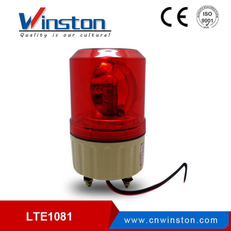 AC220V 5W Rotating Led Strobe Traffic Light Warning Light Traffic Construction Emergency Warning Lamp with Buzzer 