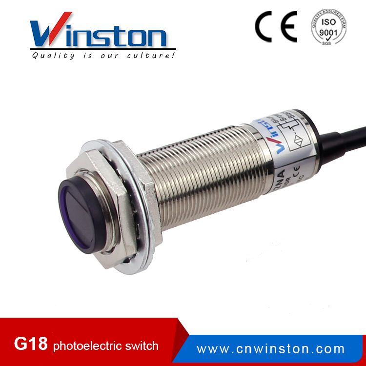 AC DC G18 Photoelectric Sensor With Reflector Plate