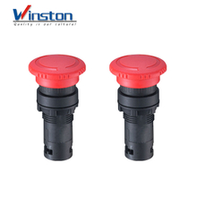 40mm self-locking rotating reset Mushroom Head Emergency Stop push Button switch