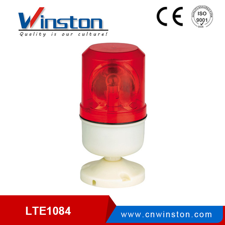 LTD-1084 Red Yellow Lamp rotation warning light DC12V 24V AC 110V 220V