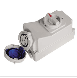 32A IP44 Waterproof Interlock Switch Socket With CE