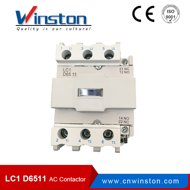 LC1-D6511 AC 65A Electrical 3 Phase Contactor
