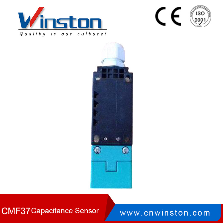 IP67 CMF37 NO NC Angular Column Square Type Capacitive Proximity Switch Sensor