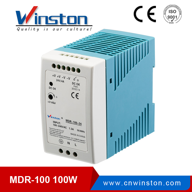 MDR-100-24 switch mode power supply 24V ac to dc converter 