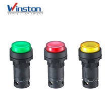 led push button switch Convex head button red green yellow 22mm 