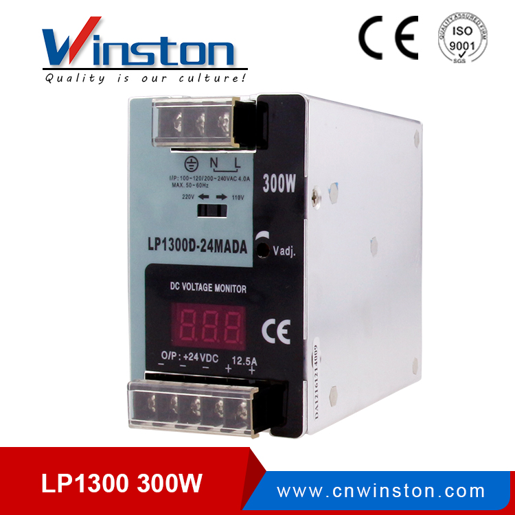 Universal AC 90-265V input 300W 36V din rail switching power supply LP1300D-36M